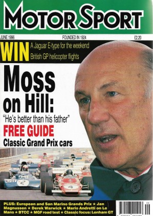 MOTOR SPORT 1996 JUNE - MOSS ON HILL, MGF VVC, LENHAM, HOTCHKISS